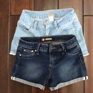 Bundle of girls shorts, size 10 Justice, Tilly’s